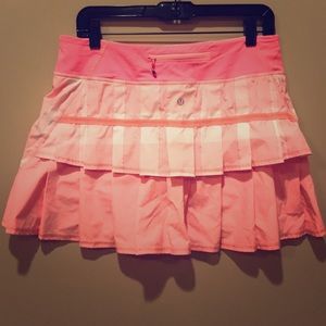 Lululemon pink tennis skirt